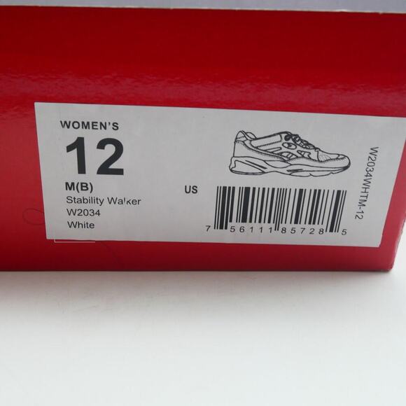 NEW Propet Stability Walker Sneakers Shoes White Women's Size 12 W2034 - Picture 9 of 9